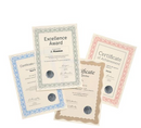 Computer Crafts A4 90g Blue Certificate Papers Pack 30's - UK BUSINESS SUPPLIES