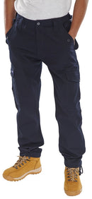 Beeswift Workwear Navy Combat Trousers (All Sizes) - UK BUSINESS SUPPLIES