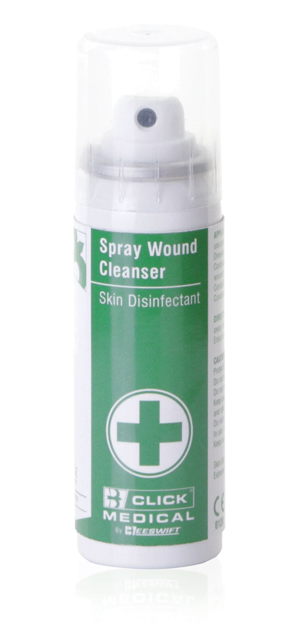 Click Medical Instant Wound Cleanser with Alcohol 70ml - UK BUSINESS SUPPLIES