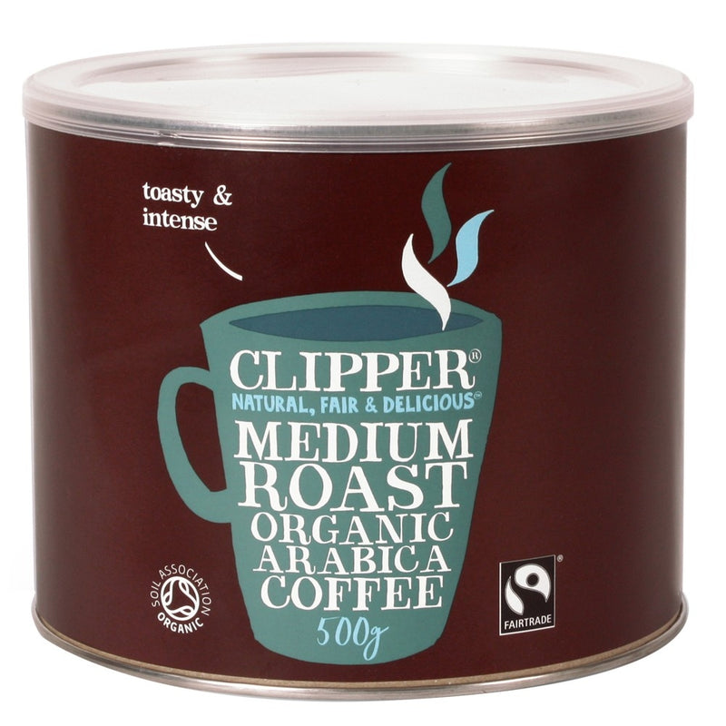 Clipper Fairtrade Arabica Organic Coffee 500g - UK BUSINESS SUPPLIES
