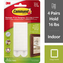 3M Command Picture Hanging Strips Large (Pack of 4) 17206 - UK BUSINESS SUPPLIES