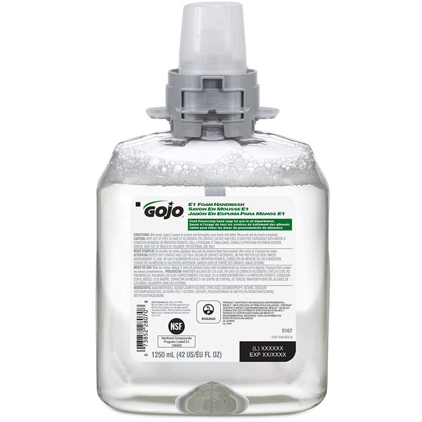 Gojo FMX Mild Foam Hand Soap 5167, 1250ml - UK BUSINESS SUPPLIES