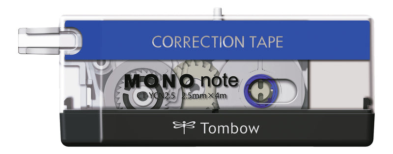 Tombow MONO Note Correction Tape Roller 2.5mmx4m White - CT-YCN2.5-B - UK BUSINESS SUPPLIES