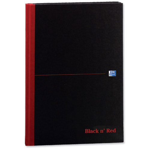 Black n' Red Casebound Ruled Hardback Notebook A4 (Pack of 5) 100080446 - UK BUSINESS SUPPLIES