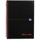 Black n' Red Wirebound Notebook 100 Pages A5 (Pack of 10) 1100080155 - UK BUSINESS SUPPLIES