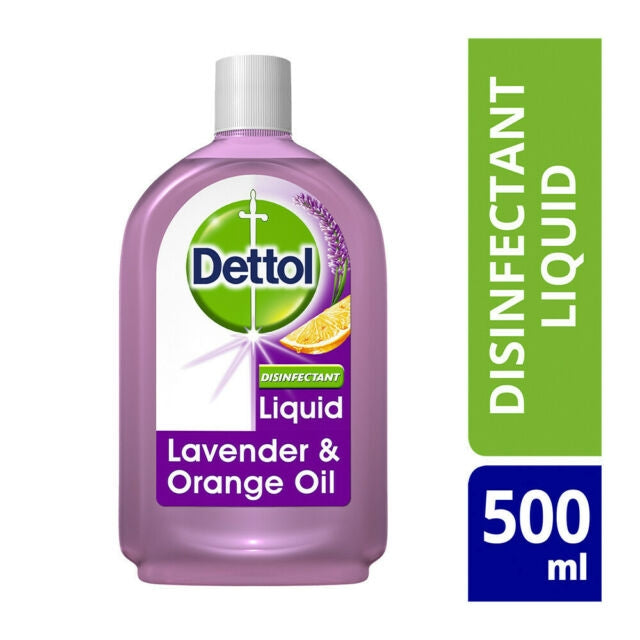 Dettol Disinfectant Liquid Lavender & Orange Oil 500ml - UK BUSINESS SUPPLIES