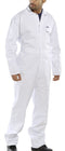 White Pre-Shrunk Boiler Suit  {All Sizes} - UK BUSINESS SUPPLIES