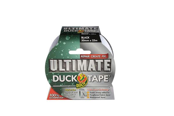 Ultimate Black Duck Tape 50mmx25m - UK BUSINESS SUPPLIES