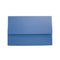 Exacompta Document Wallet Manilla Foolscap Half Flap 250gsm Blue (Pack 50) - DW250-BLUZ - UK BUSINESS SUPPLIES