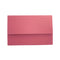 Exacompta Document Wallet Manilla Foolscap Half Flap 250gsm Red (Pack 50) - DW250-REDZ - UK BUSINESS SUPPLIES