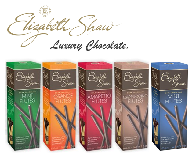 Elizabeth Shaw Dark Chocolate Flutes 5 x 105g {5 Mixed Flavours} - UK BUSINESS SUPPLIES