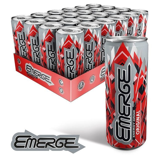 Emerge Regular Energy Drink Multipack 24 x 250ml - UK BUSINESS SUPPLIES