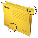 Esselte Classic A4 Suspension File Board 15mm V Base Yellow (Pack 25) 90314 - UK BUSINESS SUPPLIES