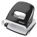 Leitz 5008 2 Hole Punch Metal 30 Sheet Black 50080095 - UK BUSINESS SUPPLIES