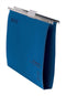 Leitz Ultimate Clenched Bar Foolscap Suspension File Card 30mm Blue (Pack 50) 17450035 - UK BUSINESS SUPPLIES