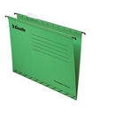 Esselte Classic Foolscap Suspension File Green (Pack of 25) 90337 - UK BUSINESS SUPPLIES