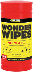 Everbuild Multi-Use Wonder Wipes Pack 100's - UK BUSINESS SUPPLIES