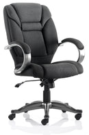 Galloway Executive Chair Black Fabric EX000030 - UK BUSINESS SUPPLIES
