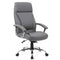 Penza Executive Chair Grey Leather EX000195 - UK BUSINESS SUPPLIES