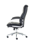 Tunis Executive Chair Soft Bonded Leather Black EX000210 - UK BUSINESS SUPPLIES