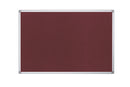 Bi-Office Maya Burgundy Felt Noticeboard Aluminium Frame 2400x1200mm - FA2133170 - UK BUSINESS SUPPLIES