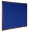 Bi-Office Earth-It Blue Felt Noticeboard Cherry Wood Frame 600x900mm - FB0743653 - UK BUSINESS SUPPLIES