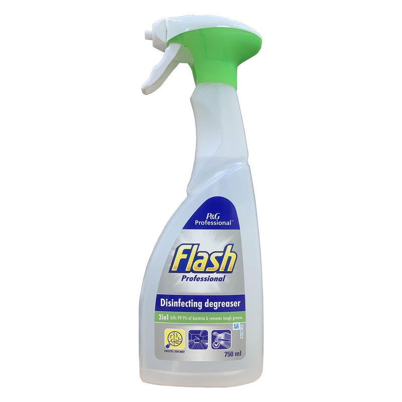 Flash Professional Disinfecting Degreaser Spray 750ml - UK BUSINESS SUPPLIES