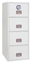 Phoenix Vertical Fire File 4 Drawer Filing Cabinet Electronic Lock White FS2254E - UK BUSINESS SUPPLIES