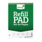 Silvine A4 Refill Pad Narrow Ruled 160 Pages Green (Pack 6) - A4RPNF - UK BUSINESS SUPPLIES