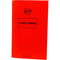 Silvine Cash Book 159x99mm 72 Pages Red (Pack 24) - 042C - UK BUSINESS SUPPLIES