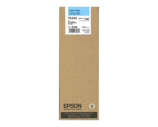 Epson C13T636500 WT7900 Light Cyan UltraChrome HDR 700ml Ink Cartridge - UK BUSINESS SUPPLIES
