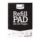 Silvine A4 Refill Pad Plain 160 Pages Black (Pack 6) - A4RPP - UK BUSINESS SUPPLIES