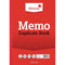 Silvine A4 Duplicate Memo Book Carbon Ruled 1-100 Taped Cloth Binding 100 Sets (Pack 6) - 614 - UK BUSINESS SUPPLIES