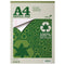 Silvine A4 Refill Pad Recycled Ruled 160 Pages Green (Pack 6) - RE4FM - UK BUSINESS SUPPLIES
