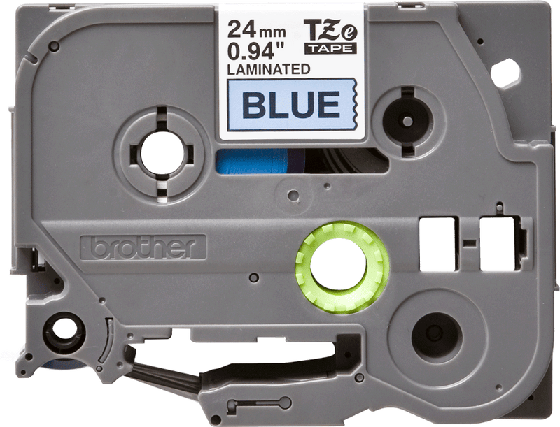 Brother Glossy Black On Blue Label Tape 24mm x 8m - TZE551 - UK BUSINESS SUPPLIES