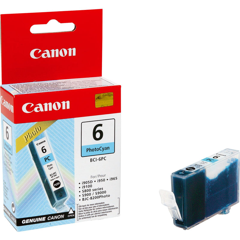 Canon BCI6PC Photo Cyan Standard Capacity Ink Cartridge 13ml - 4709A002 - UK BUSINESS SUPPLIES