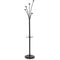 Alba Festival Coat Stand 5 Pegs Black and Silver Grey - PMFEST N - UK BUSINESS SUPPLIES