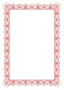 Computer Craft Certificate Paper with Foil Seals A4 90gsm Reflex Red (Pack 30) - CCC2010 - UK BUSINESS SUPPLIES