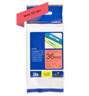 Brother Black On Red Label Tape 36mm x 8m - TZE461 - UK BUSINESS SUPPLIES