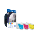 Brother Cyan Magenta Yellow Ink Cartridge Multipack 3 x 7ml (Pack 3) - LC1000RBWBP - UK BUSINESS SUPPLIES