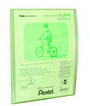 Pentel Recycology A4 Display Book Clear 20 Pocket Green (Pack 20) - DCF242K - UK BUSINESS SUPPLIES
