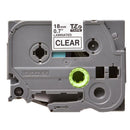 Brother Black On Clear Label Tape 18mm x 8m - TZE141 - UK BUSINESS SUPPLIES