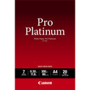 Canon PT-101 Pro Platinum A4 Photo Paper 20 Sheets - 2768B016 - UK BUSINESS SUPPLIES