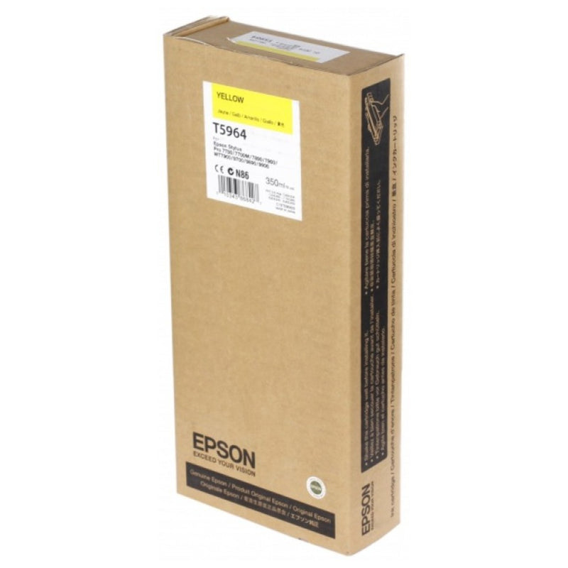 Epson T5964 Yellow Ink Cartridge 350ml - C13T596400 - UK BUSINESS SUPPLIES