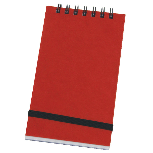 Silvine 76x127mm Wirebound Pressboard Cover Notebook 192 Pages Red (Pack 12) - 194 - UK BUSINESS SUPPLIES
