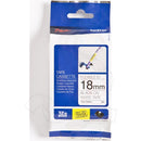 Brother Black On White Flexible Label Tape 18mm x 8m - TZEFX241 - UK BUSINESS SUPPLIES
