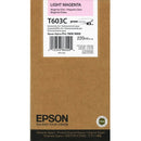 Epson T603C Light Magenta Ink Cartridge 220ml - C13T603C00 - UK BUSINESS SUPPLIES