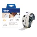 Brother Black On White Round 24mm Labels 1000 Labels - DK11218 - UK BUSINESS SUPPLIES