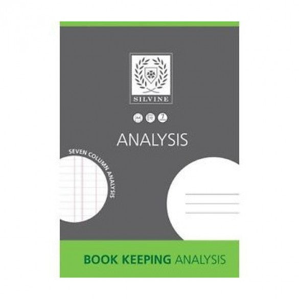Silvine A4 Book Keeping Analysis Pad 7 Cash Columns 32 Pages (Pack 6) - SJA4A - UK BUSINESS SUPPLIES