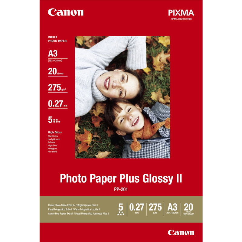 Canon PP-201 Glossy Photo Paper A3 20 Sheets - 2311B020 - UK BUSINESS SUPPLIES